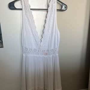 Showpo Deep V Lace Dress